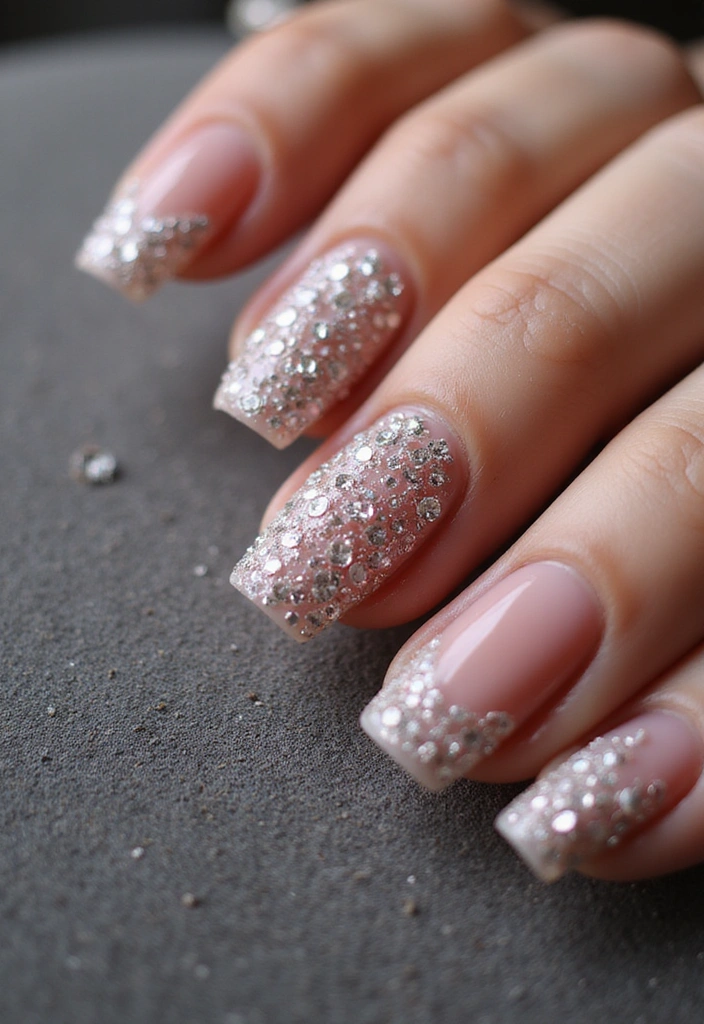 15 DIY Nail Decorations That Will Make You the Envy of All Your Friends! - 12. Rhinestone Nail Art