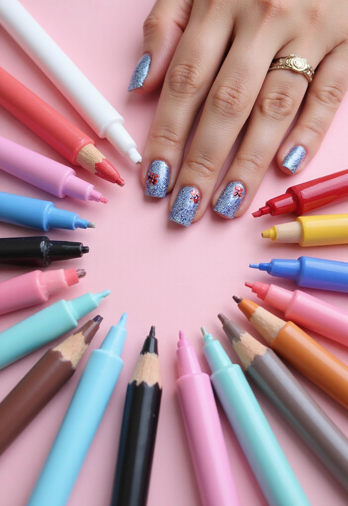 15 DIY Nail Decorations That Will Make You the Envy of All Your Friends! - 13. Nail Art Pens