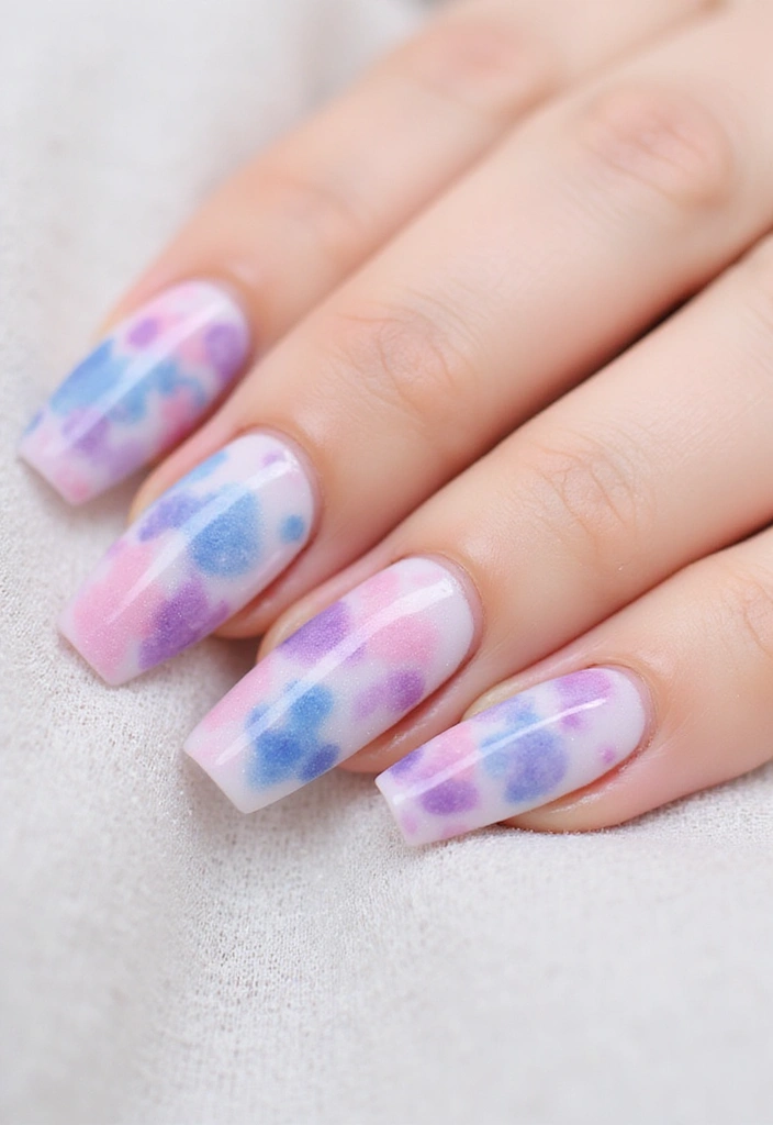 15 DIY Nail Decorations That Will Make You the Envy of All Your Friends! - 6. Watercolor Nails