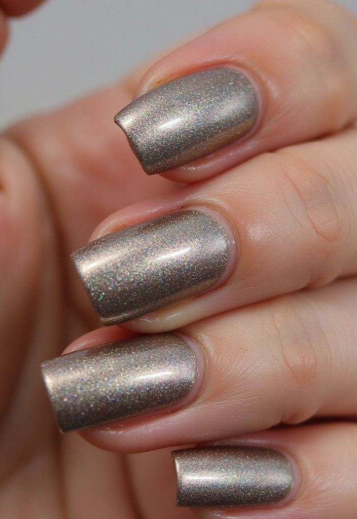 20 Stunning Nail Art Designs You Can DIY at Home (Wait Until You See #14!) - 12. Metallic Shine