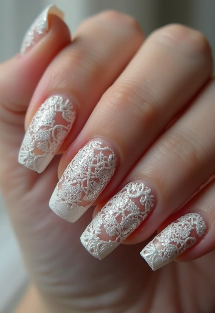 20 Stunning Nail Art Designs You Can DIY at Home (Wait Until You See #14!) - 18. Vintage Lace
