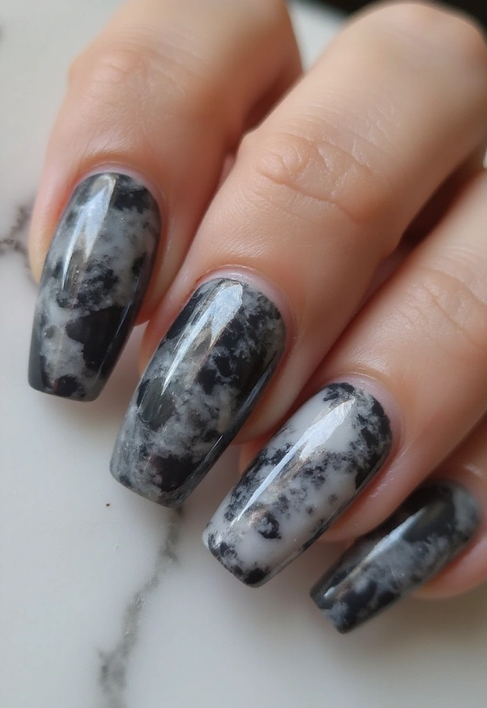 20 Stunning Nail Art Designs You Can DIY at Home (Wait Until You See #14!) - 4. Marble Nails