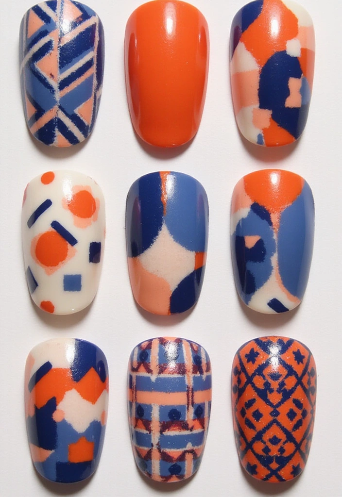 21 Trendy Summer Nails You Need to Try Before Fall Hits! - 11. Geometric Patterns