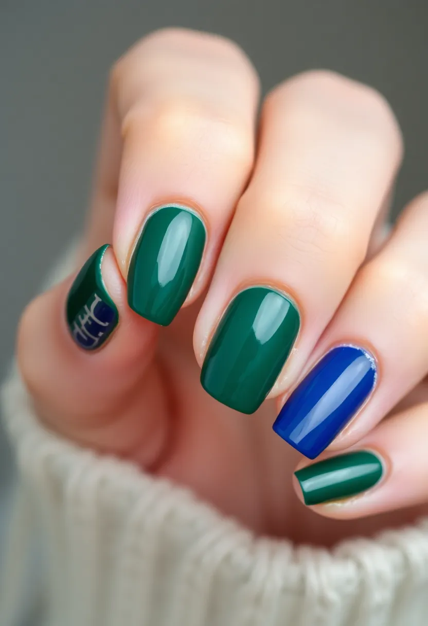 25 Colorful Nail Polish Ideas That Will Transform Your Manicure Game (Wait Until You See #10!) - 18. Jewel Tones