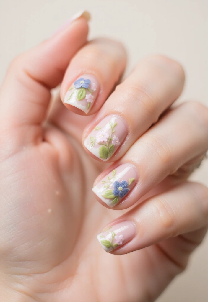 25 Colorful Nail Polish Ideas That Will Transform Your Manicure Game (Wait Until You See #10!) - 3. Floral Fantasy