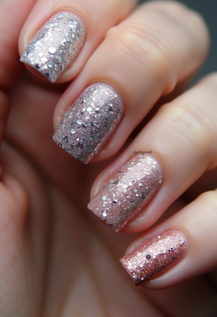 25 Colorful Nail Polish Ideas That Will Transform Your Manicure Game (Wait Until You See #10!) - 5. Glitter Galore