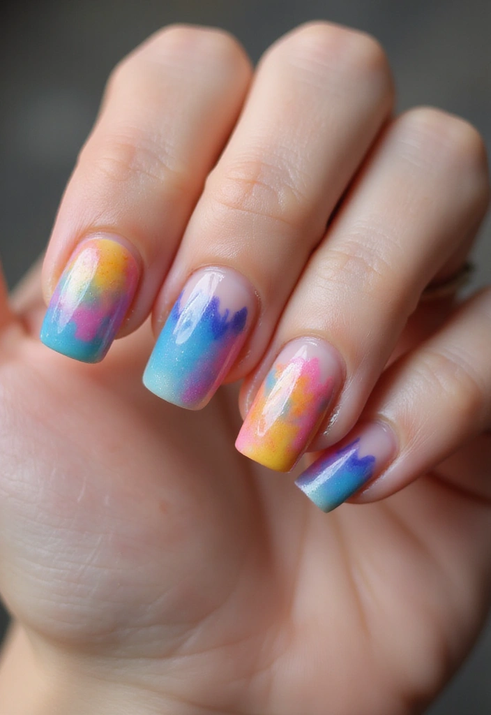 25 Nail Salon Inspirations That Will Make You Want to Book Your Next Appointment ASAP! - 10. Colorful Ombre