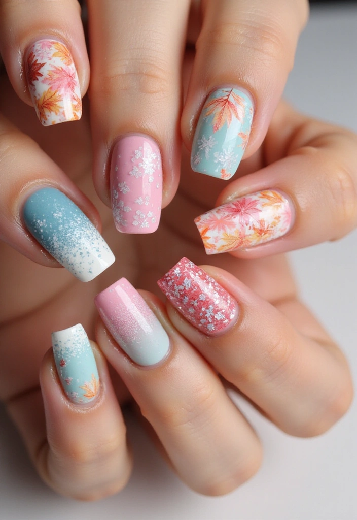 25 Nail Salon Inspirations That Will Make You Want to Book Your Next Appointment ASAP! - 15. Seasonal Nail Art