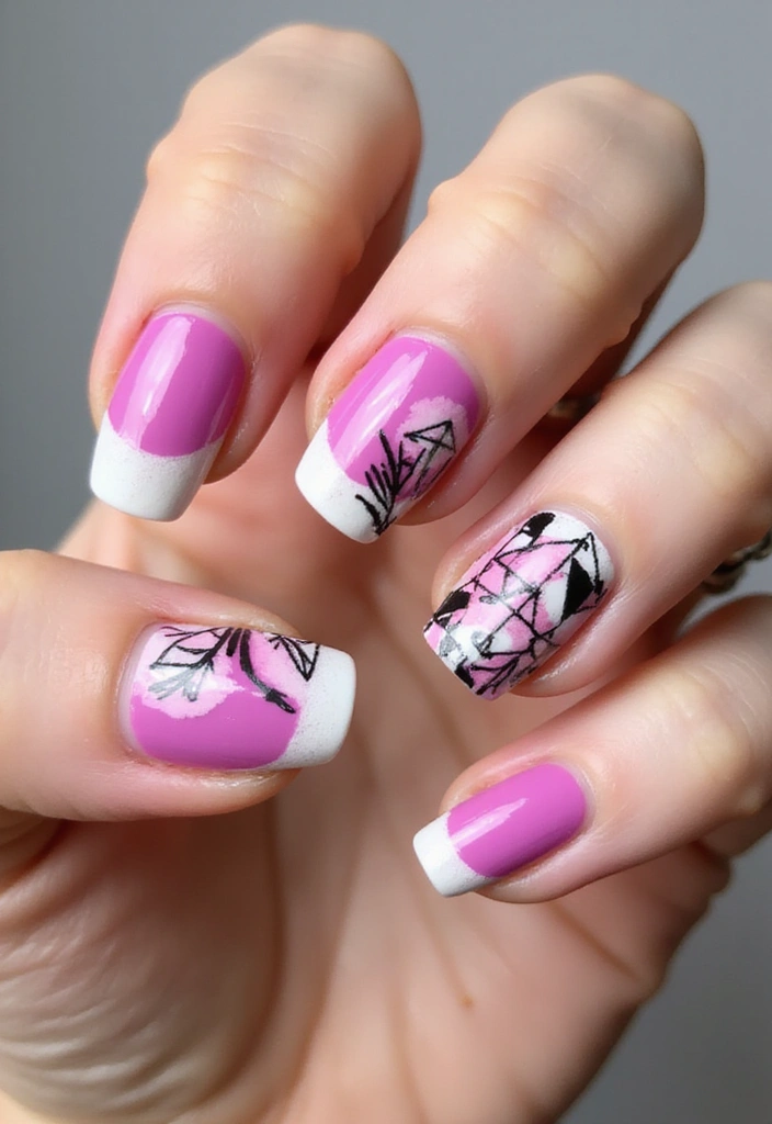 25 Nail Salon Inspirations That Will Make You Want to Book Your Next Appointment ASAP! - 9. Negative Space Designs
