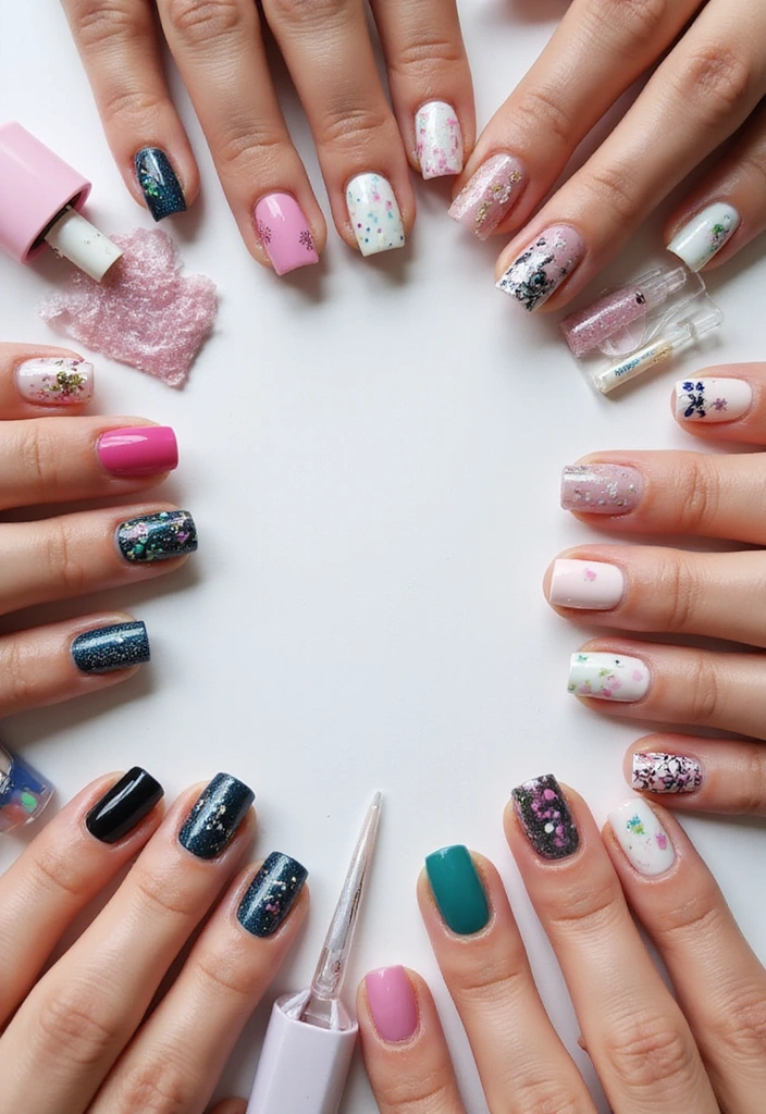 Step By Step Guide: How to Create Stunning DIY Nail Art at Home - 10. Mix and Match