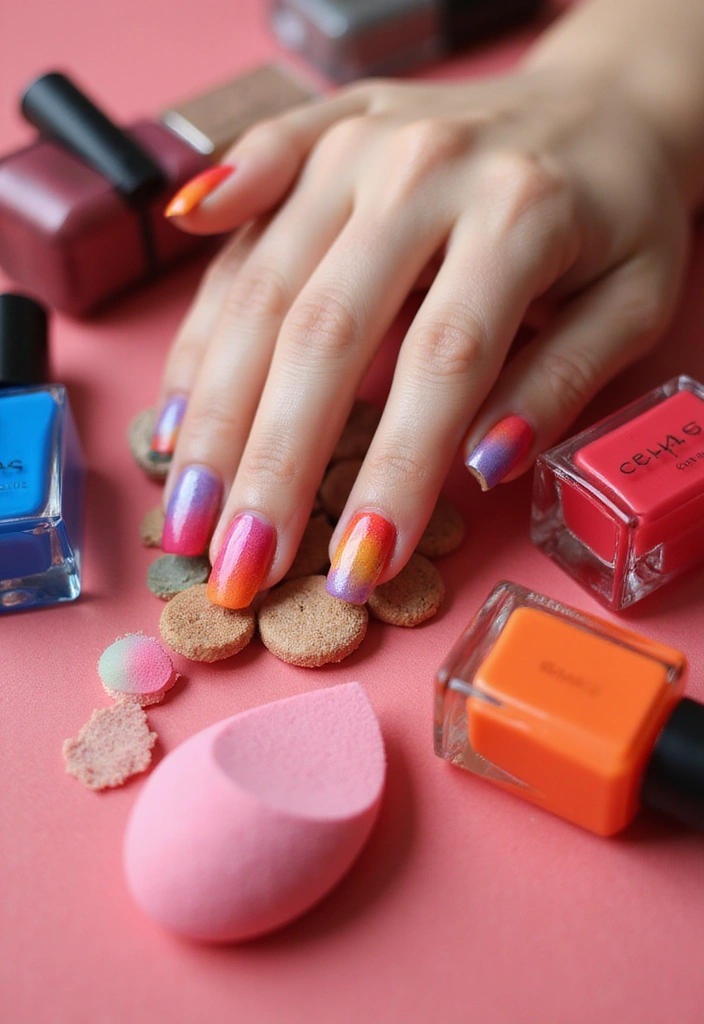 Step By Step Guide: How to Create Stunning DIY Nail Art at Home - 2. Ombre Effect