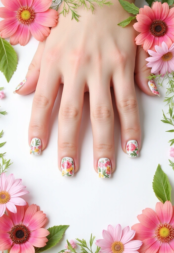 Step By Step Guide: How to Create Stunning DIY Nail Art at Home - 3. Floral Designs