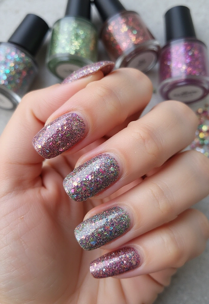 Step By Step Guide: How to Create Stunning DIY Nail Art at Home - 5. Glitter and Sparkle